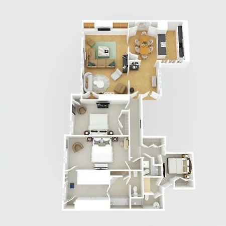 Apartment Montaigne Collection Iii 3br 8p Triangle D Or